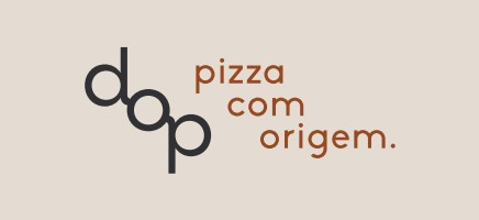 Logomarca dop pizza com origem